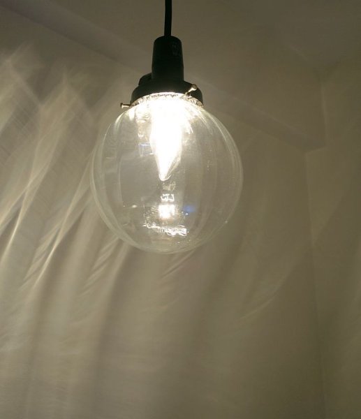 画像2: 丸型ペンダントライト138クリアモール (2)