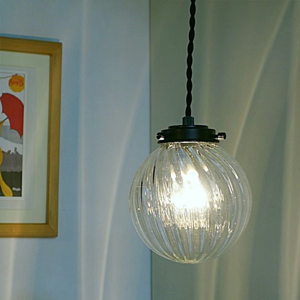 画像8: 丸型ペンダントライト138クリアモール (8)