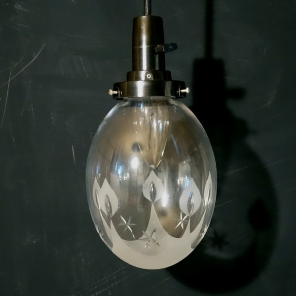 画像7: キャンドル切子Fタマゴ型ペンダントライト　 (7)