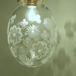 画像2: 限定品　全花切子タマゴ型ペンダントライト　 (2)