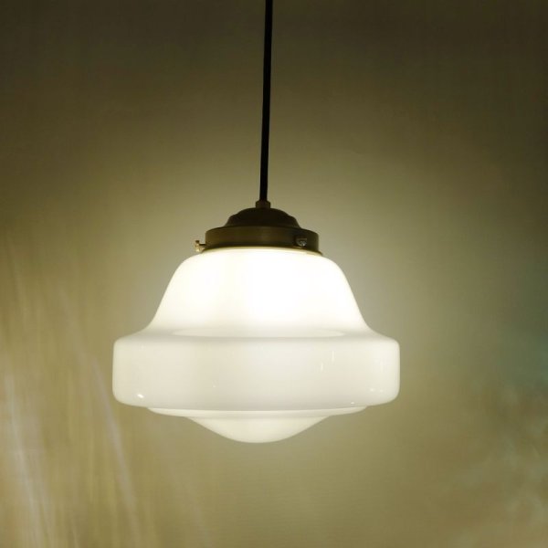 画像2: Ｃトロ型ペンダントライト乳白 (2)