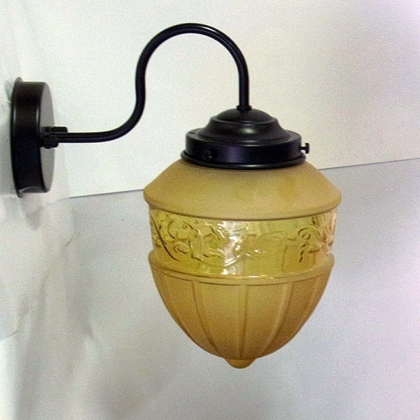 画像5: ブラケットライト　レトロ1005　アンバーフロスト (5)