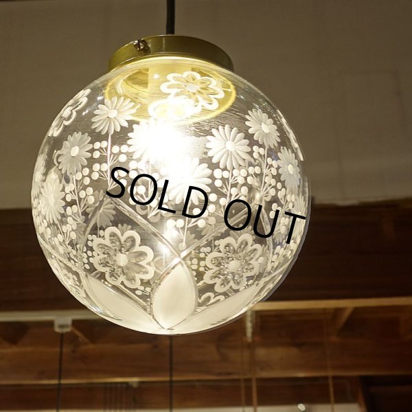 画像2: 限定品　ポンポン花切子 ペンダントライト200 (2)
