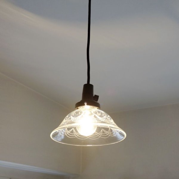 画像2: 半円切子ペンダントライト9906　 (2)
