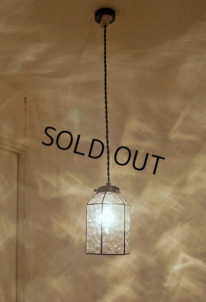 画像5: ステンドグラス　ペンダントライト　六角Aクリア (5)