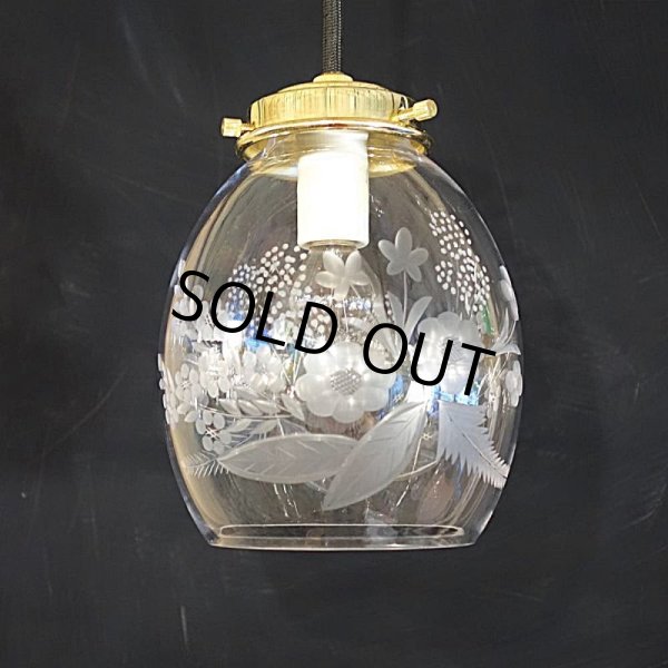 画像5: 盛花切子ナツメ型ペンダントライト　クリア (5)