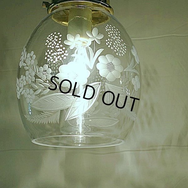 画像2: 盛花切子ナツメ型ペンダントライト　クリア (2)