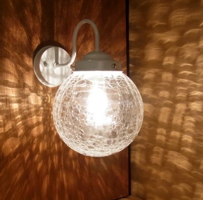 画像3: ガラスシェード 丸型200 ヒビ 泡