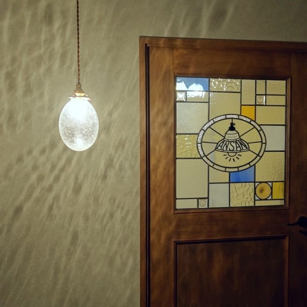 画像13: タマゴ型ペンダントライト 泡クリア (13)