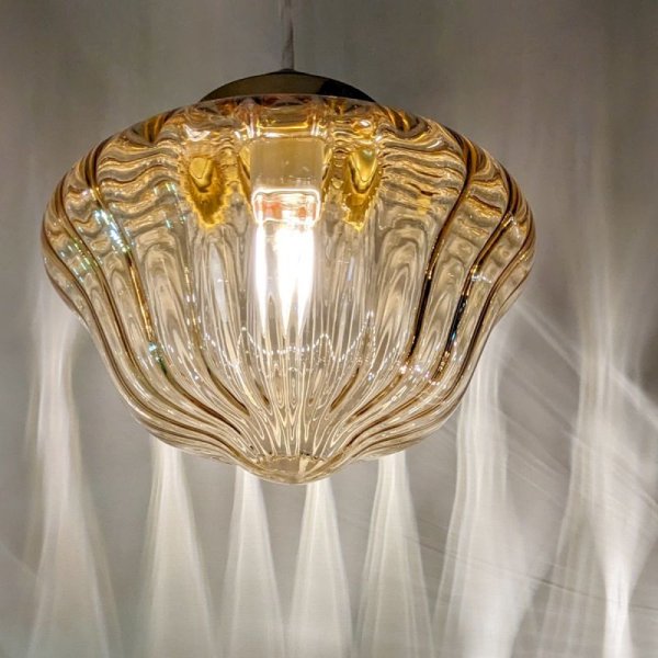 画像5: Aトロ型ペンダントライト　アンバーモール (5)