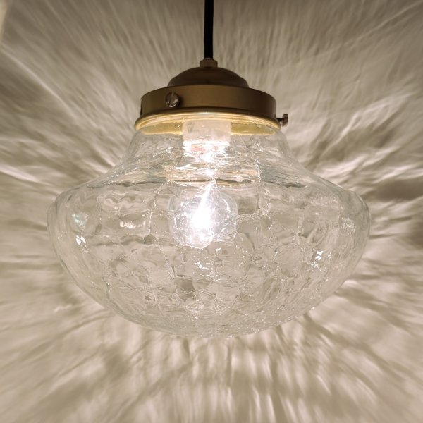 画像6: イチョウ型ペンダントライトヒビクリア (6)