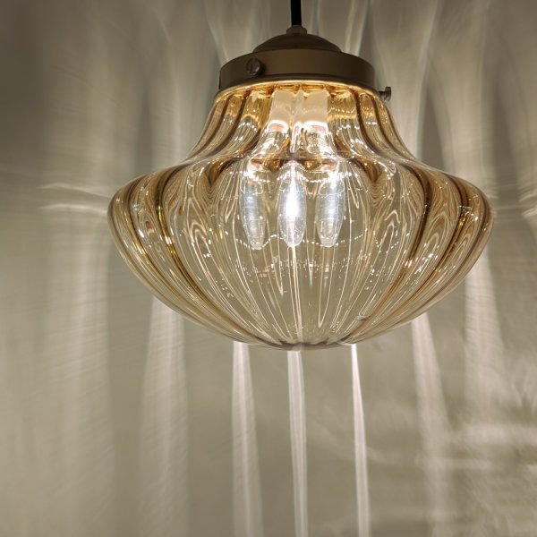 画像3: イチョウ型ペンダントライトアンバーモール (3)