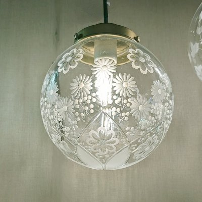 画像2: 限定品　ポンポン花切子 ペンダントライト200