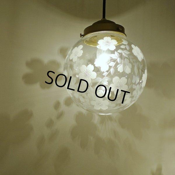 画像3: 限定品　桜切子ペンダントライト200 (3)