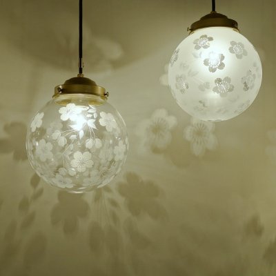 画像2: 限定品　桜切子ペンダントライト200