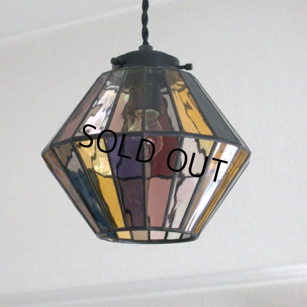 画像10: ステンドグラス　ペンダントライト　オーロラ (10)