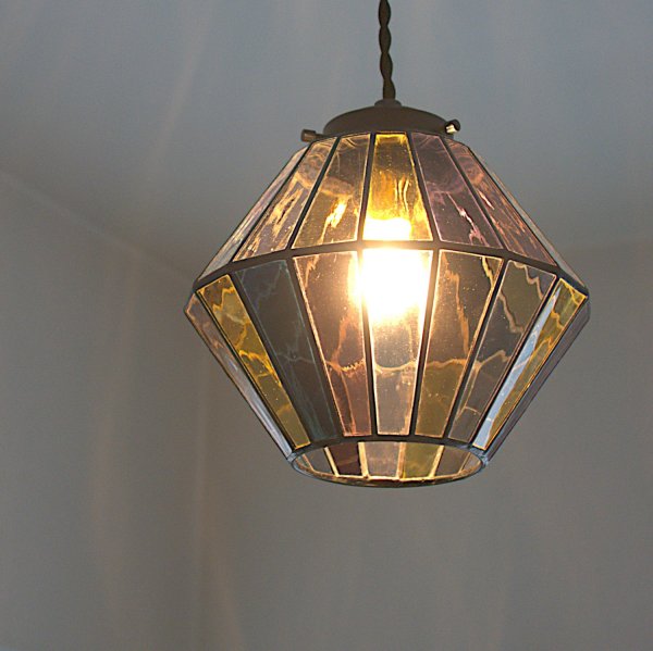 画像11: ステンドグラス　ペンダントライト　オーロラ (11)