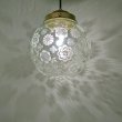 画像4: 限定品　花いっぱい切子ペンダントライト　グリーン泡200mm (4)