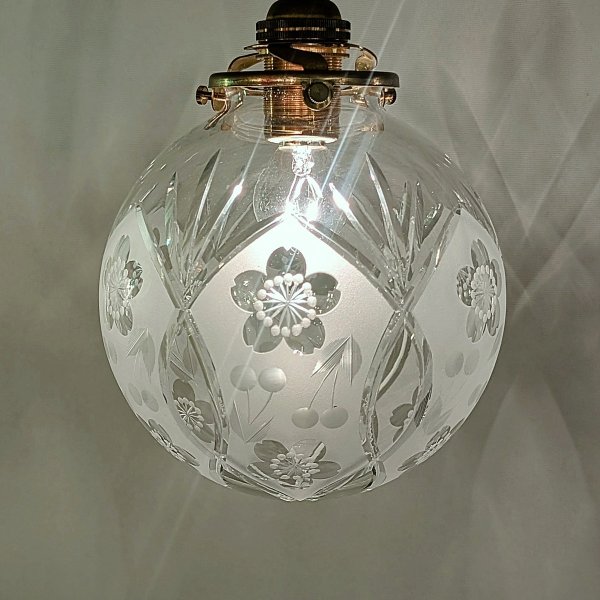 画像3: 限定品　桜切子138ペンダントライトF (3)