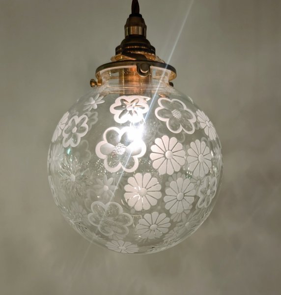 画像1: 限定品　new全花切子138ペンダントライト (1)