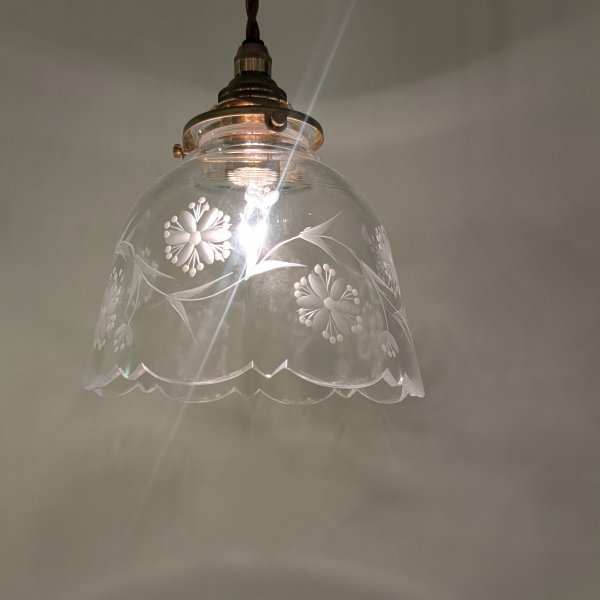 画像3: 限定品　丸花切子　Bellカットペンダントライト　 (3)