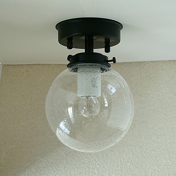 画像5: 直付け型ライト 丸型138　泡クリア (5)