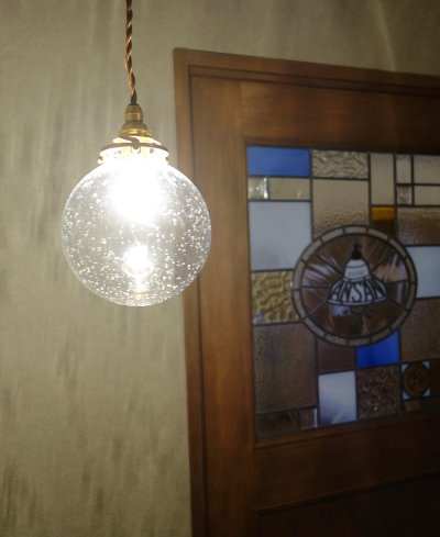 画像2: 丸型ペンダントライト138泡クリア