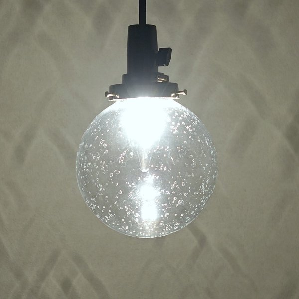 画像6: 丸型ペンダントライト138泡クリア (6)
