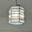 画像1: ステンドグラス ミニペンダントライト アコーディオンB (1)