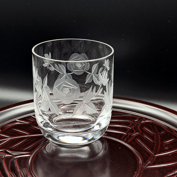 画像2: バラ切子 ロックグラス (2)