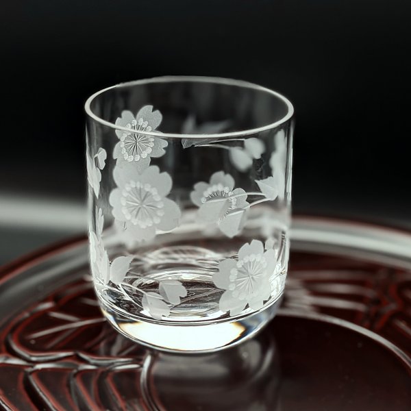 画像3: ポンポン花切子 ロックグラス (3)