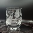 画像1: ポンポン花切子 ロックグラス (1)