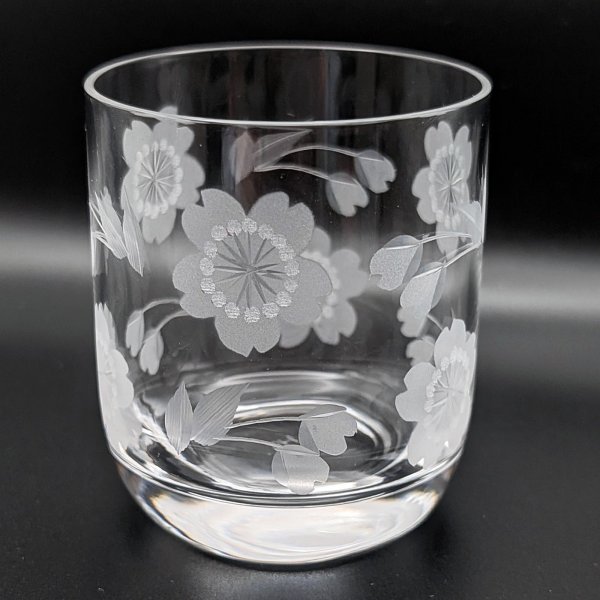 画像2: ポンポン花切子 ロックグラス (2)