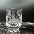 画像1: バラ切子 ロックグラス (1)