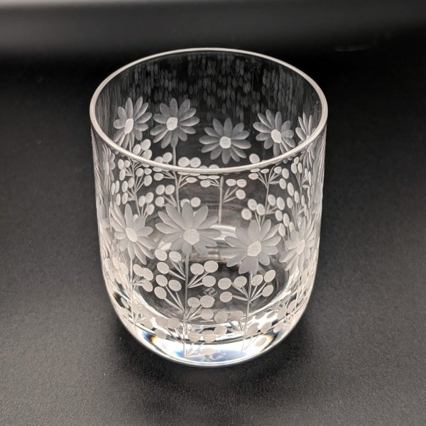 画像6: ポンポン花切子 ロックグラス (6)