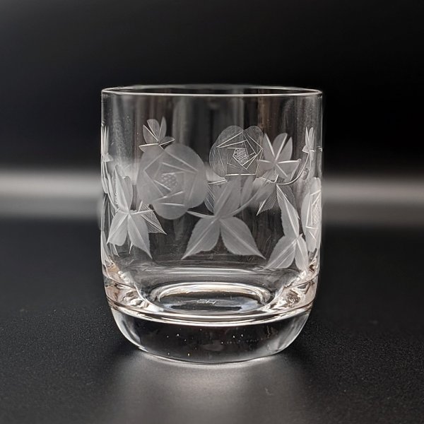 画像4: バラ切子 ロックグラス (4)