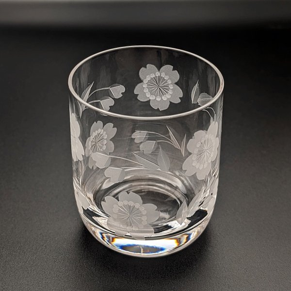 画像7: ポンポン花切子 ロックグラス (7)