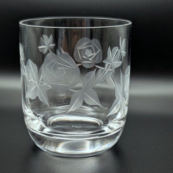 画像5: バラ切子 ロックグラス (5)