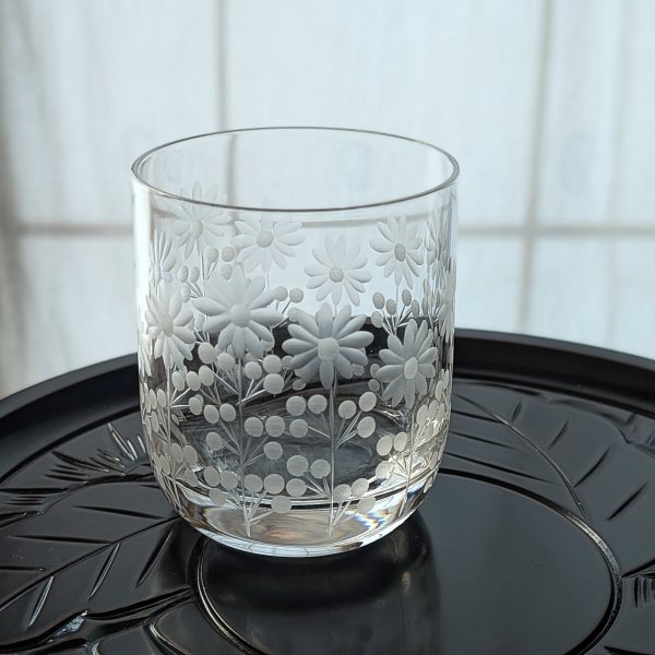 画像5: ポンポン花切子 ロックグラス (5)