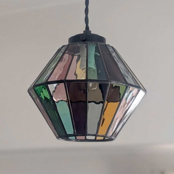画像5: ステンドグラス　ペンダントライト　オーロラG (5)