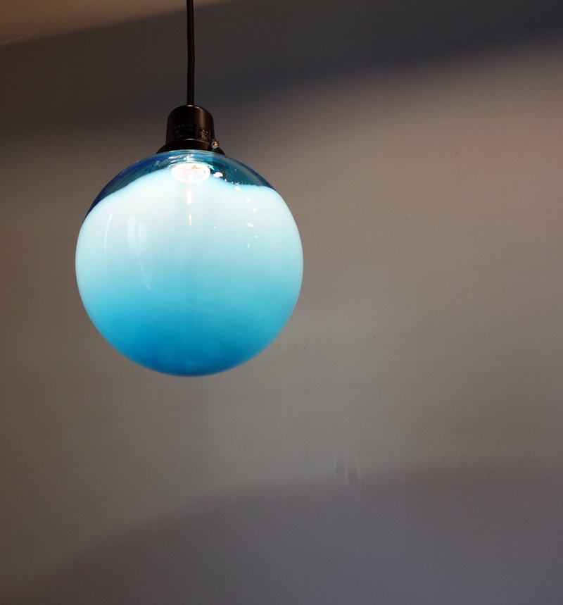 丸型ペンダントライト スカイブルー0 アトリエ Ansan